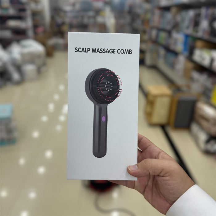 Rechargeable Scalp Massager Comb for Hair Growth & Relaxation