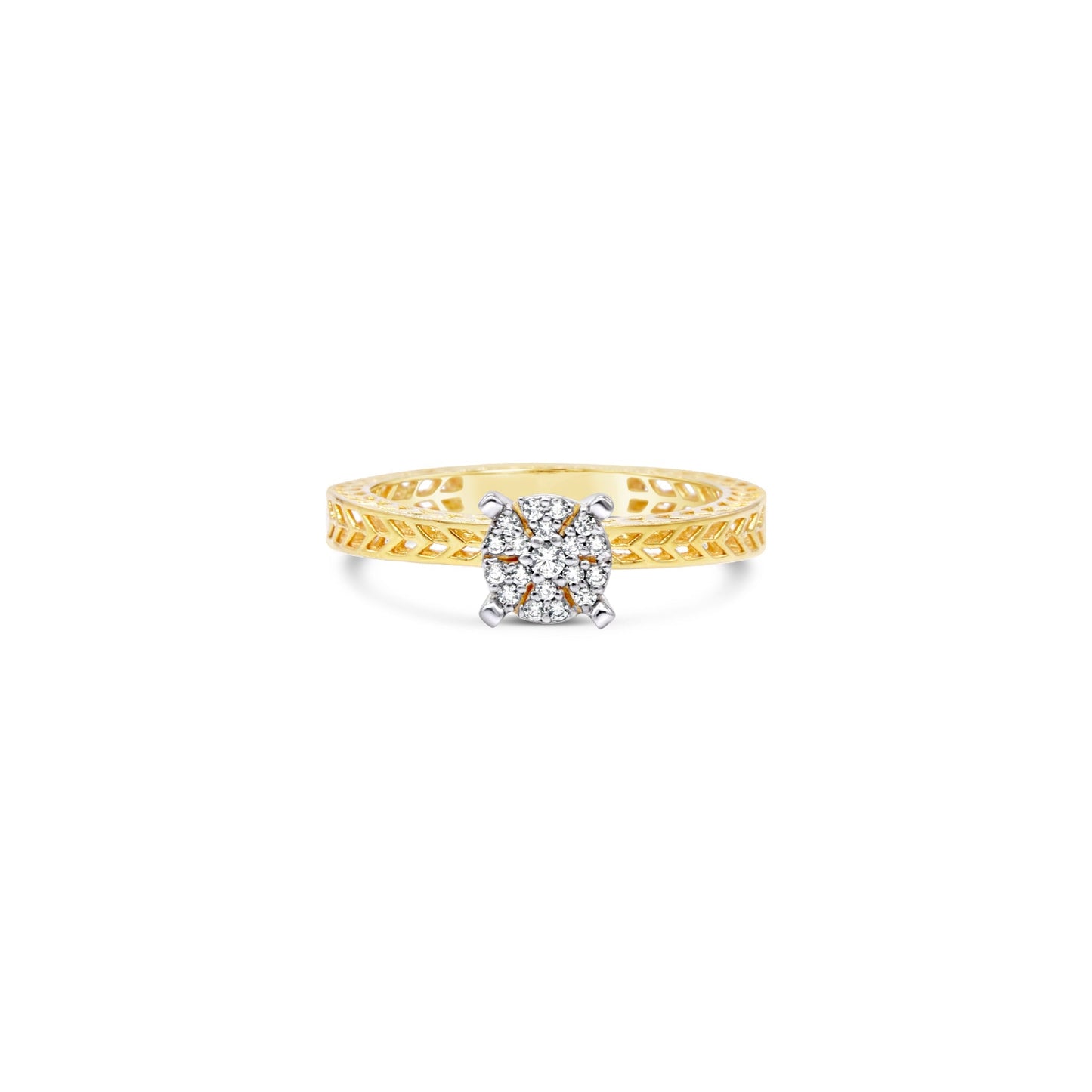 Zircon Lattice Ring