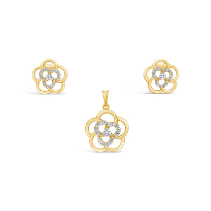Rossette Zircon Set