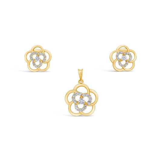 Rossette Zircon Set