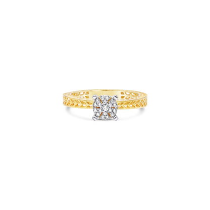Zircon Lattice Ring