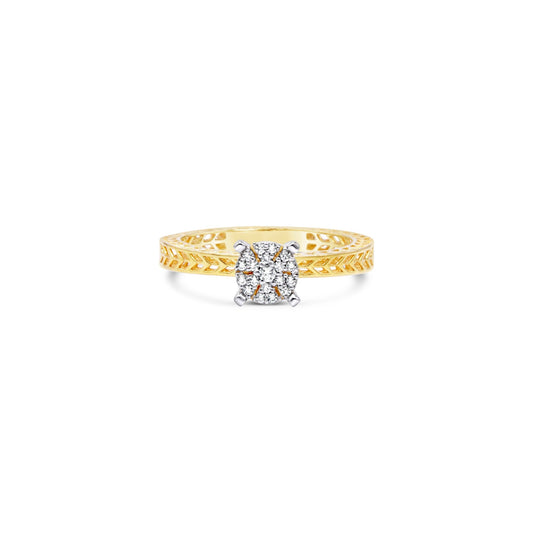 Zircon Lattice Ring