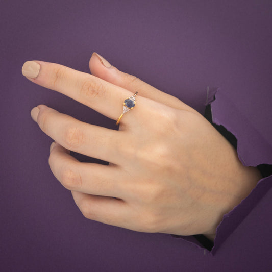 Blue Smokey Ring
